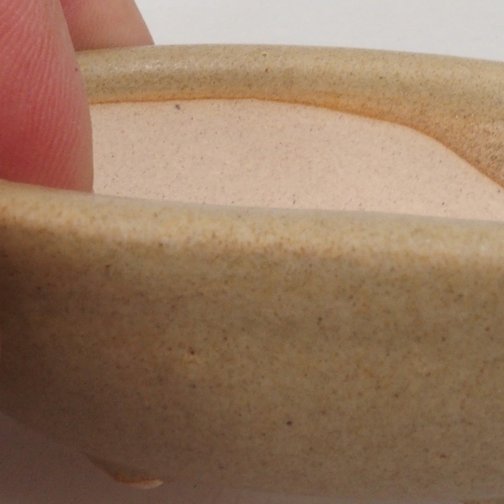 Mini miska bonsai 7 x 5 x 2 cm, kolor brązowy