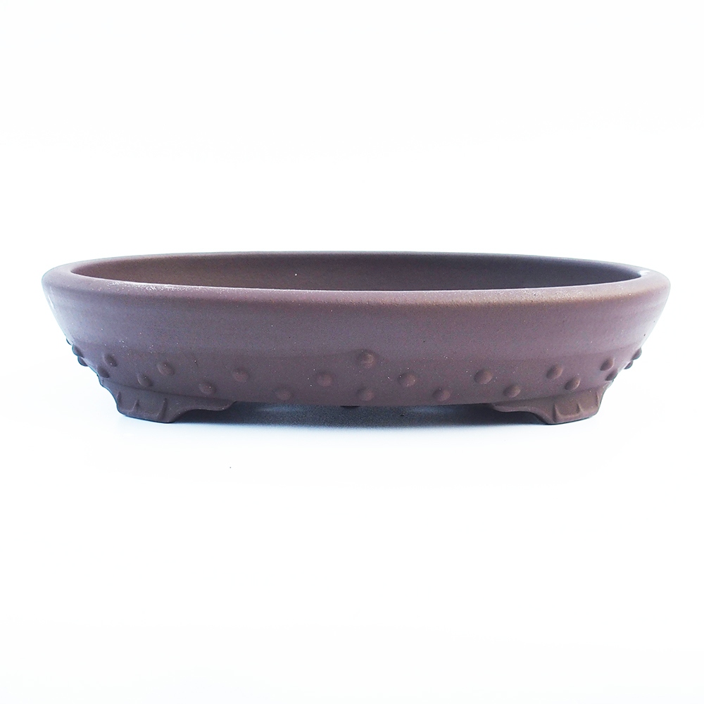 Miska 31 x 24 x 6,5 cm brązowa