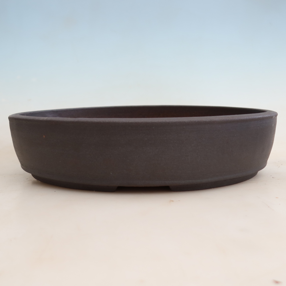 Ceramiczna miska do bonsai 37,5 x 30,5 x 8 cm, kolor brązowy