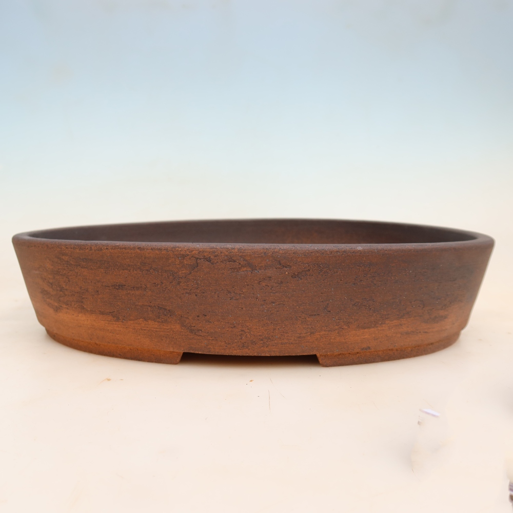 Ceramiczna miska do bonsai 38 x 30,5 x 8 cm, kolor brązowy