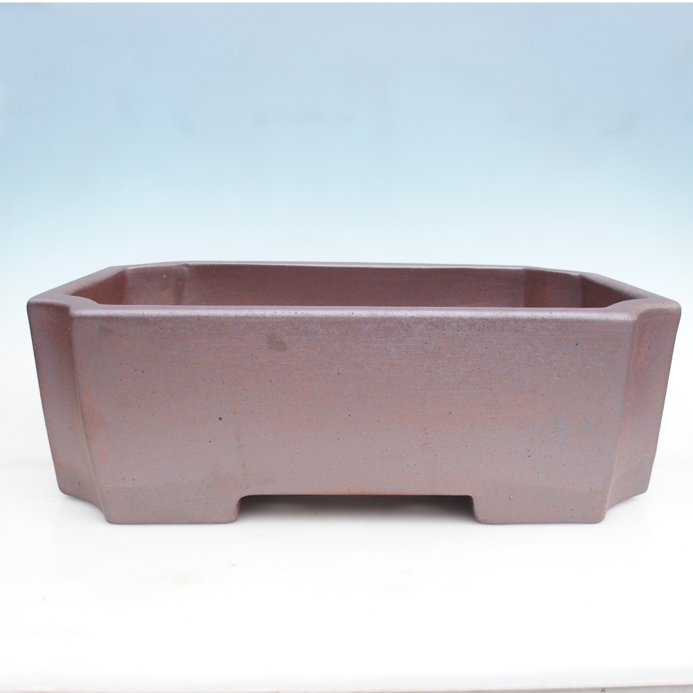 Ceramiczna misa bonsai 52,5 x 35,5 x 18 cm, kolor metaliczny - WYŁĄCZNIE ODBIÓR OSOBISTY lub transport paletowy