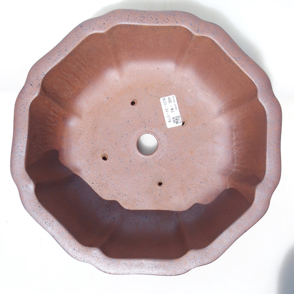 Miska 30 x 30 x 11 cm brązowa