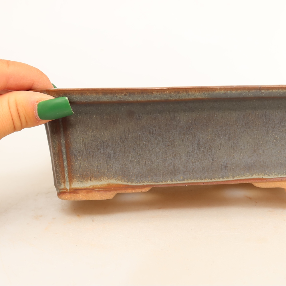 Miska ceramiczna  20 x 15,5 x 5,5 cm, kolor brązowy