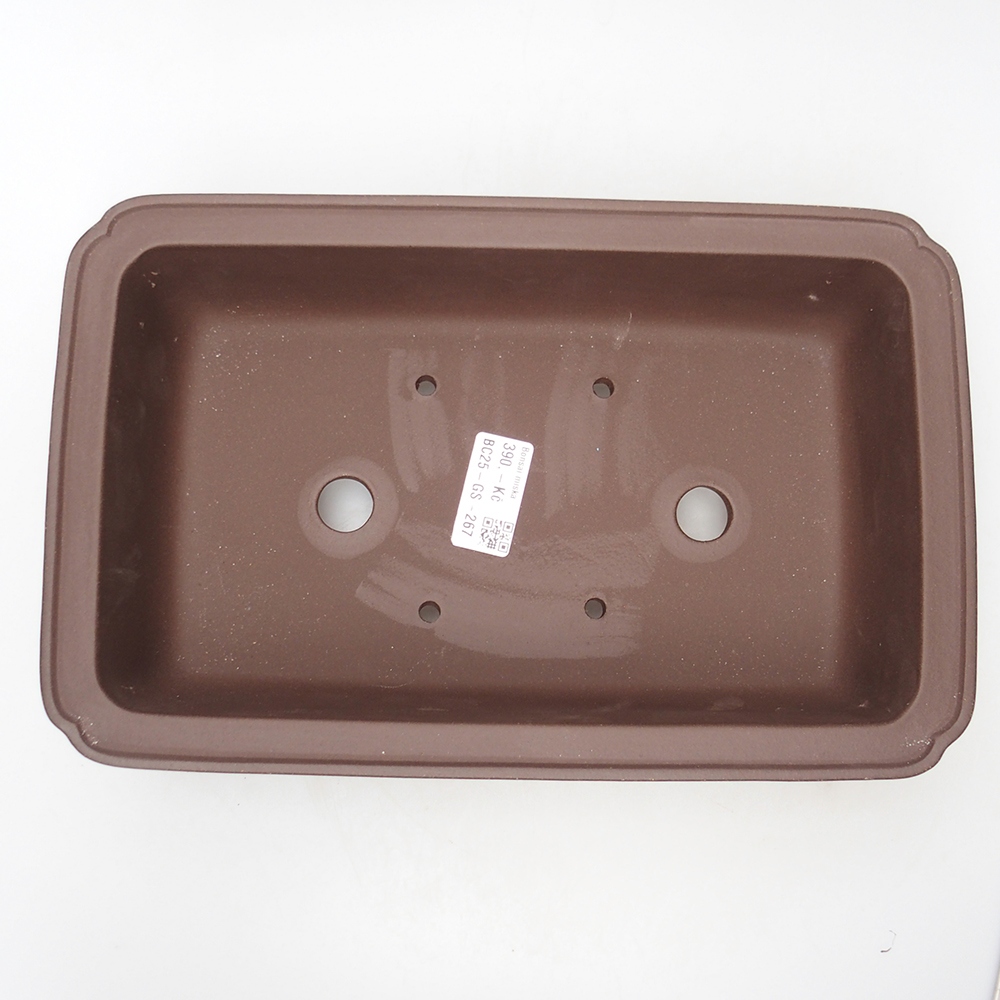 Miska 28 x 18 x 7,5 cm brązowa