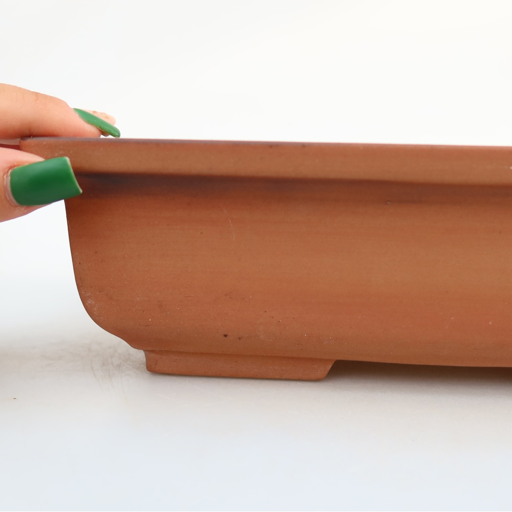 Ceramiczna miska  24,5 x 19 x 7 cm, kolor ceglasty