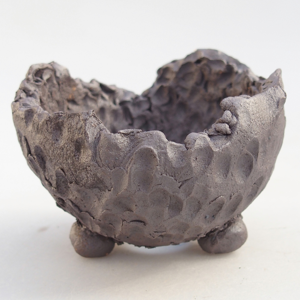 Muszla ceramiczna 9 x 9 x 6,5 cm, kolor metaliczny