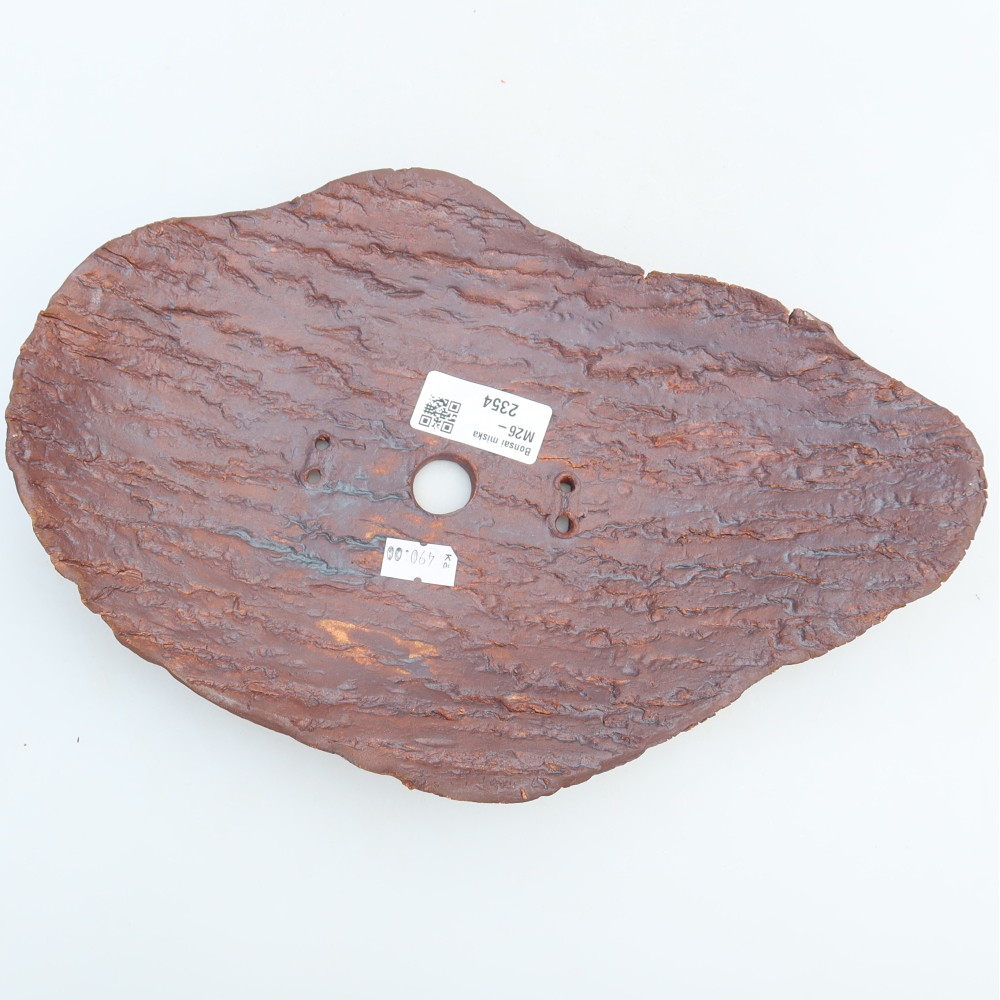Ceramiczna miska  27 x 18,5 x 5 cm, kolor brązowy