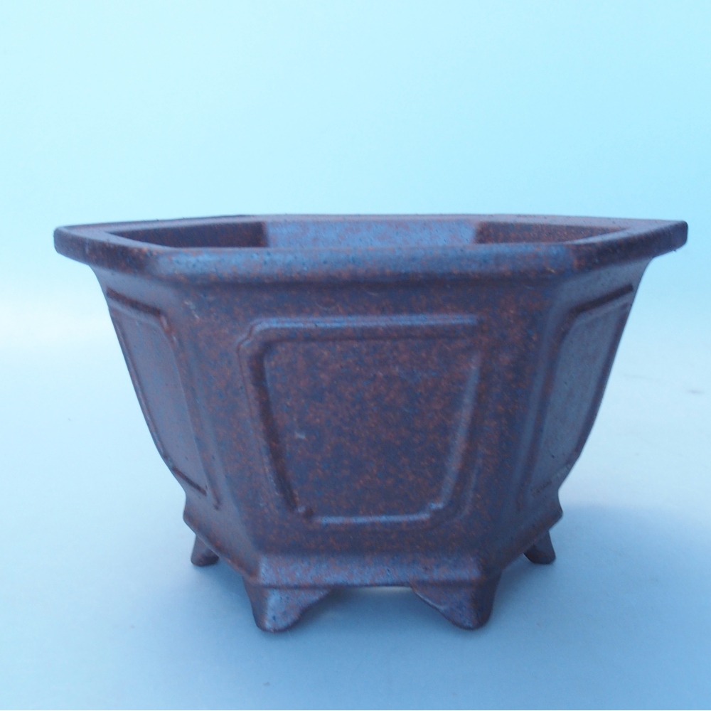 Miska 17 x 15 x 9,5 cm brązowa