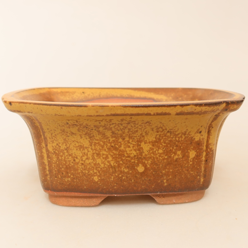 Ceramiczna miska  13 x 10,5 x 5,5 cm, kolor żółty