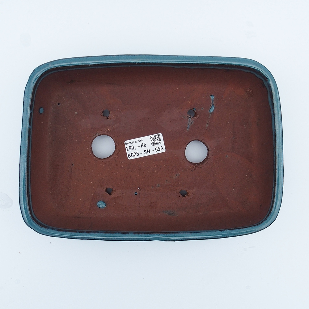 Miska 25 x 18 x 6 cm niebieska