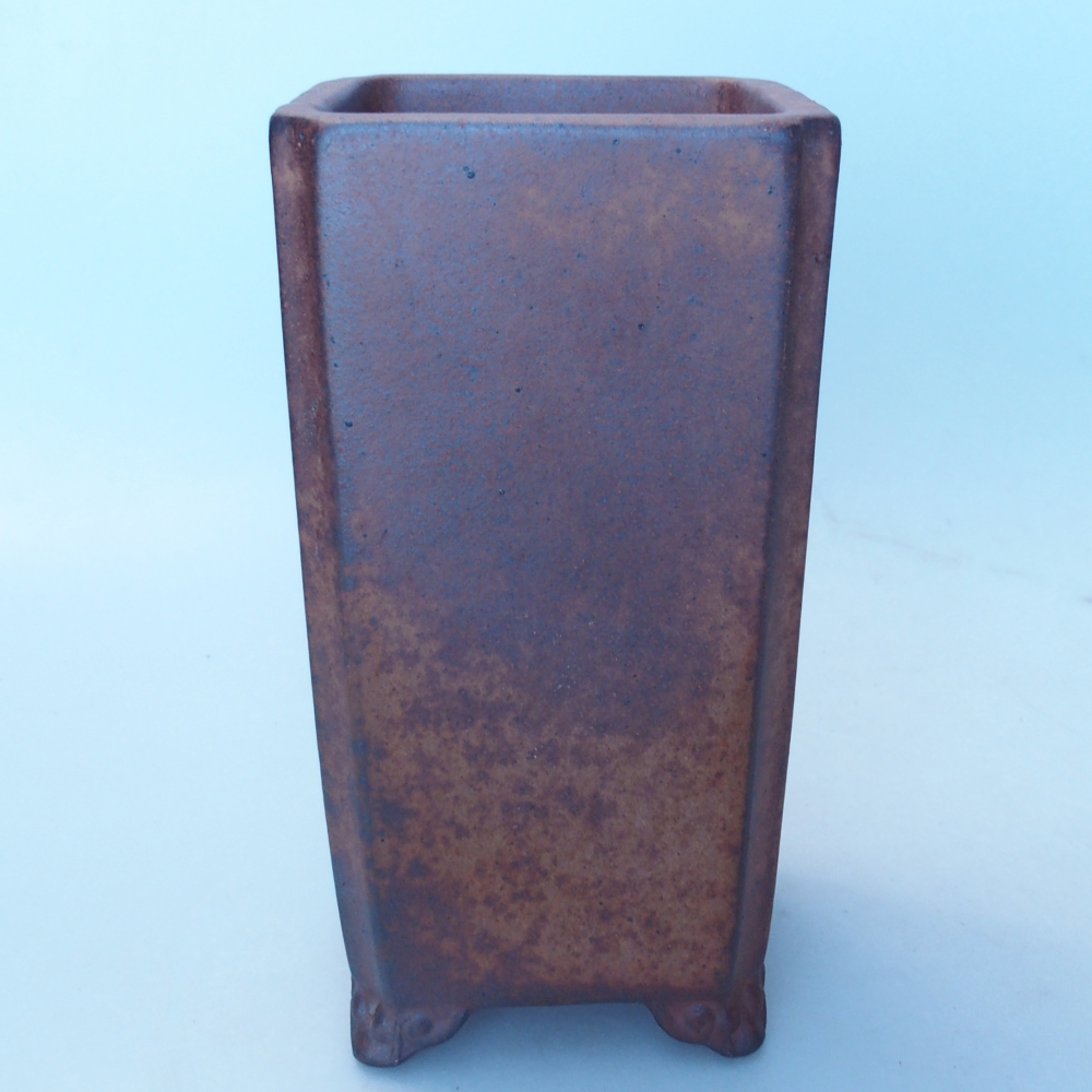 Miska 9,5 x 9,5 x 18,5 cm brązowa