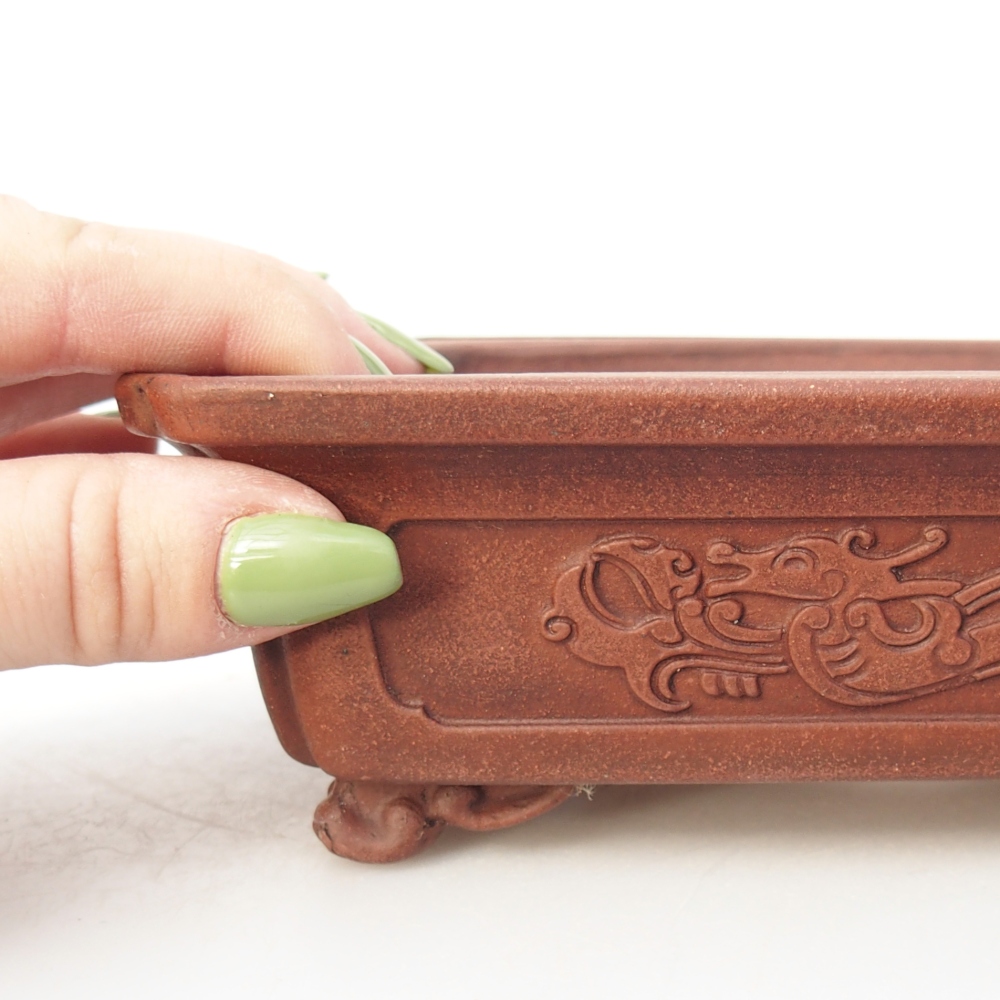 Miska 17,5 x 13,5 x 5,5 cm brązowa