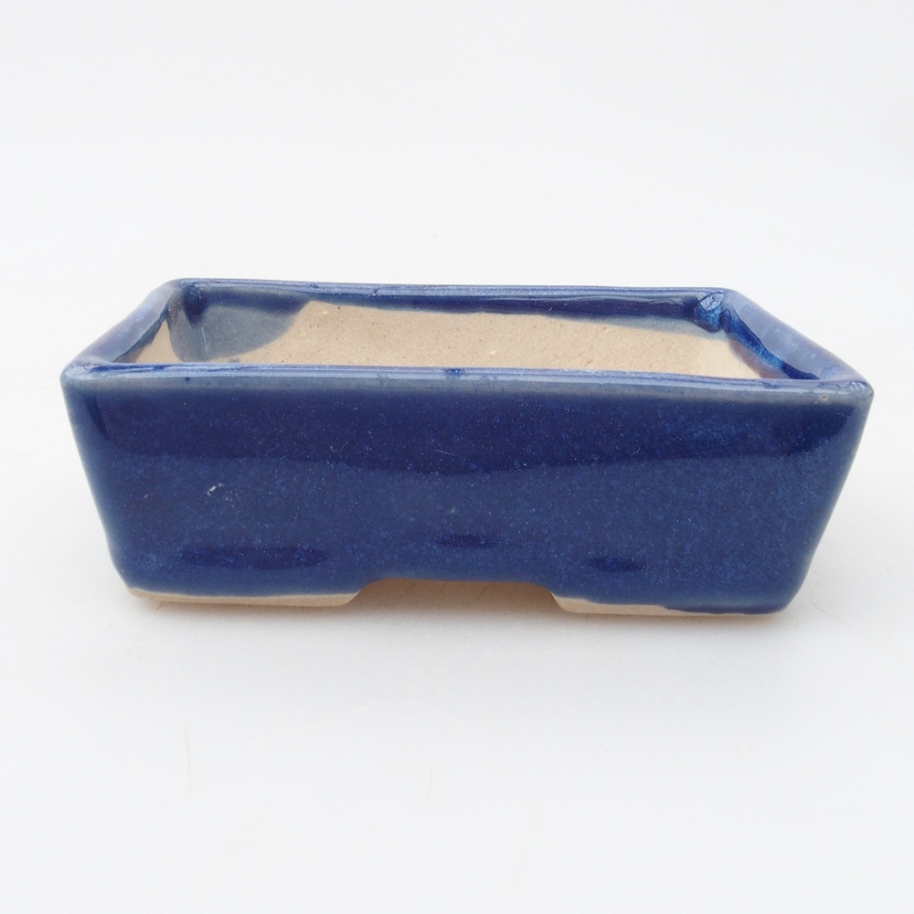 Mini miska bonsai 7,5 x 5,5 x 2,5 cm, kolor niebieski