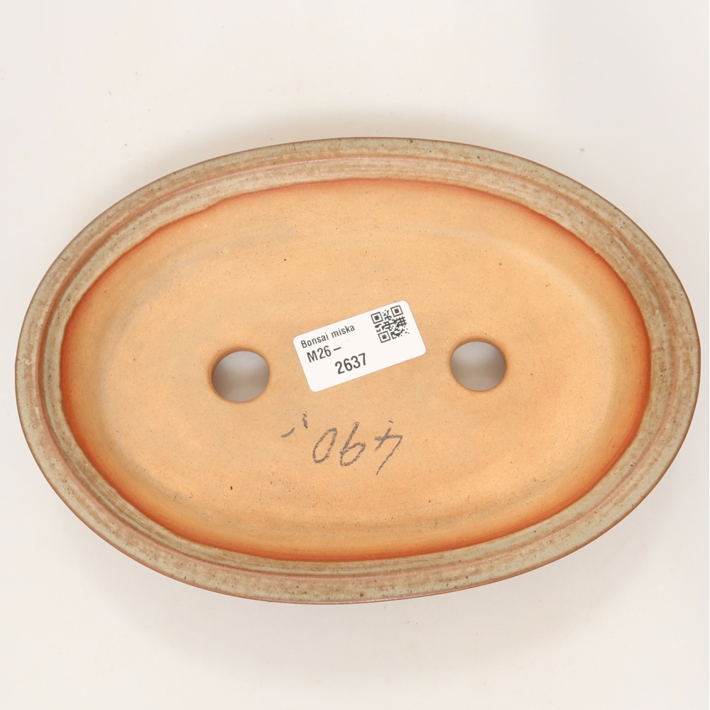 Miska ceramiczna  21 x 15 x 4 cm, kolor brązowy