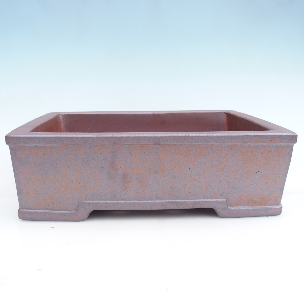 Ceramiczna miska na bonsai 35,5 x 27 x 11 cm, kolor metaliczny