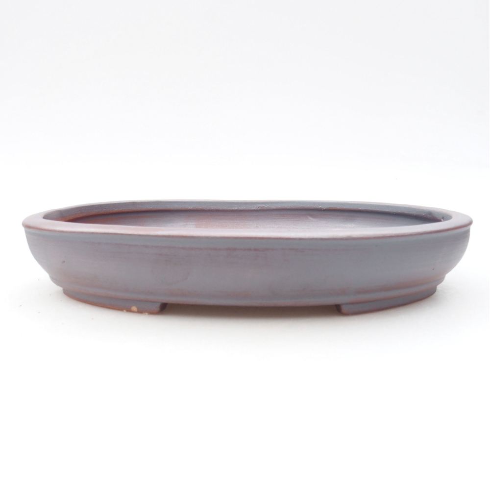 Ceramiczna miska bonsai 25 x 20 x 4 cm, kolor metaliczny