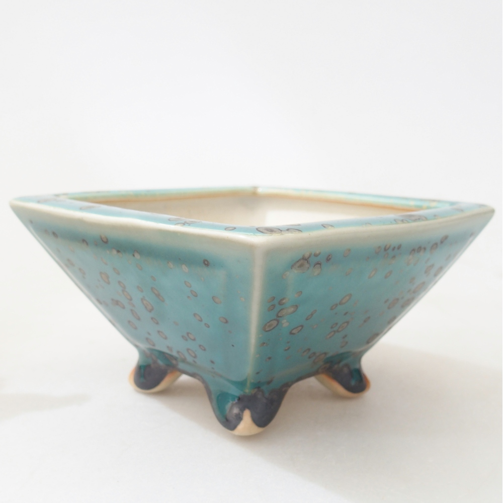 Miska 10,5 x 10,5 x 5,5 cm kolor niebieski