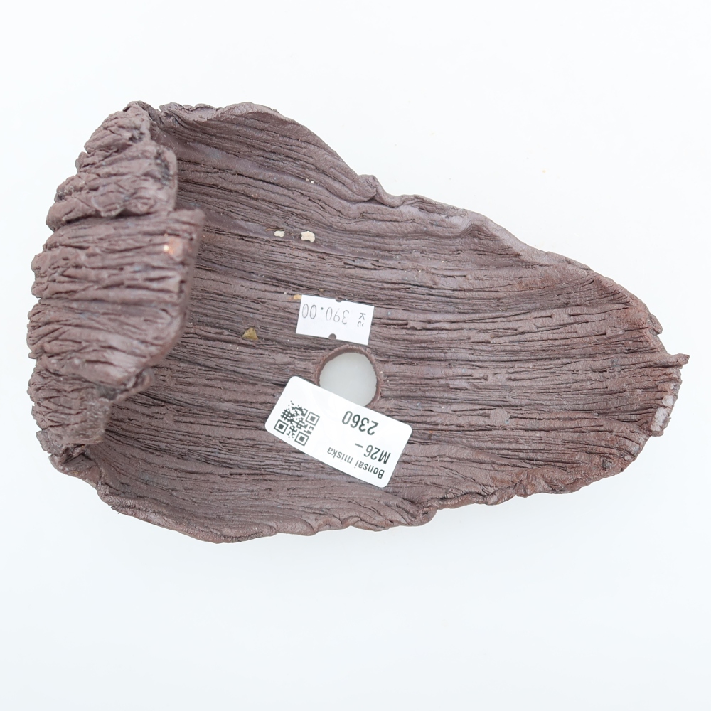Ceramiczna skorupa  14,5 x 11 x 15,5 cm, kolor brązowy