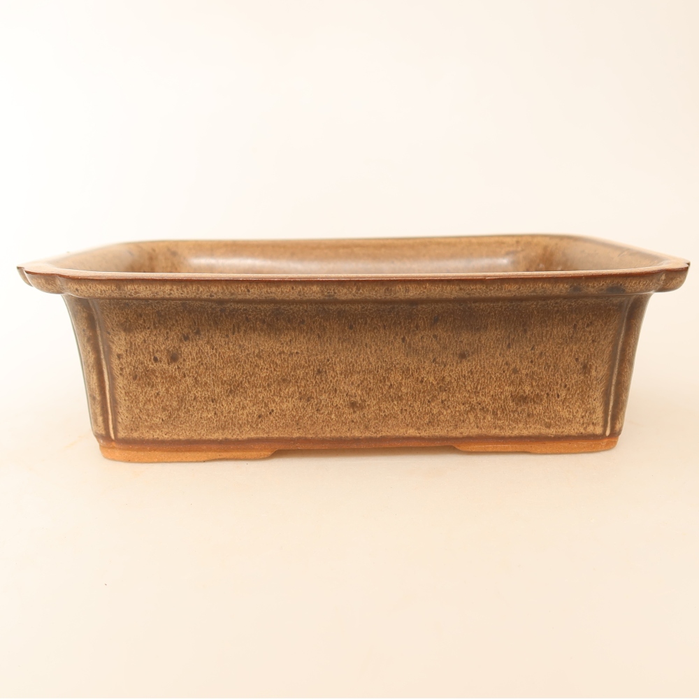 Miska ceramiczna  20 x 15,5 x 5,5 cm, kolor brązowy