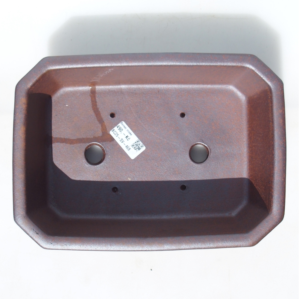 Miska 27 x 19,5 x 8 cm brązowa
