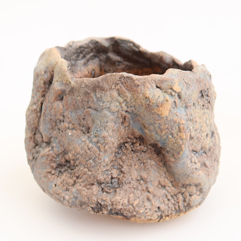 Ceramiczna skorupka  5,5 x 5,5 x 6 cm, kolor niebieski