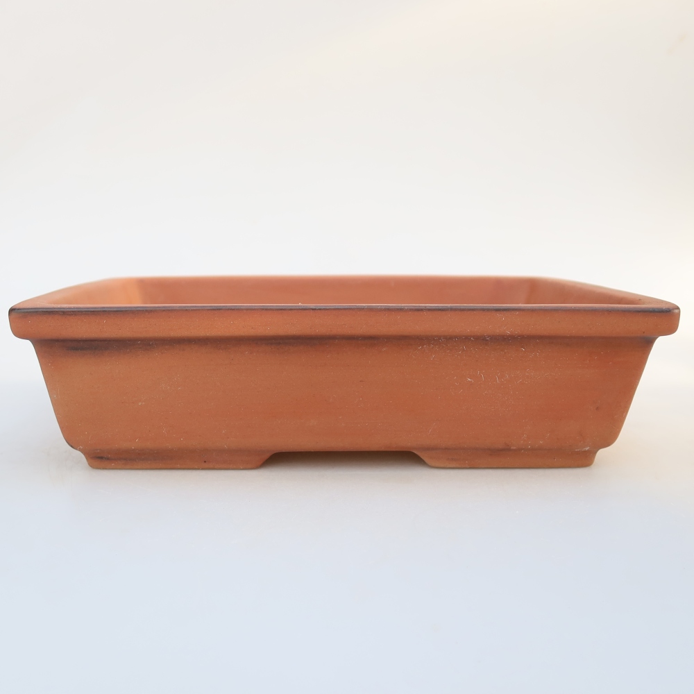 Ceramiczna miska  25,5 x 19 x 7 cm, kolor ceglasty