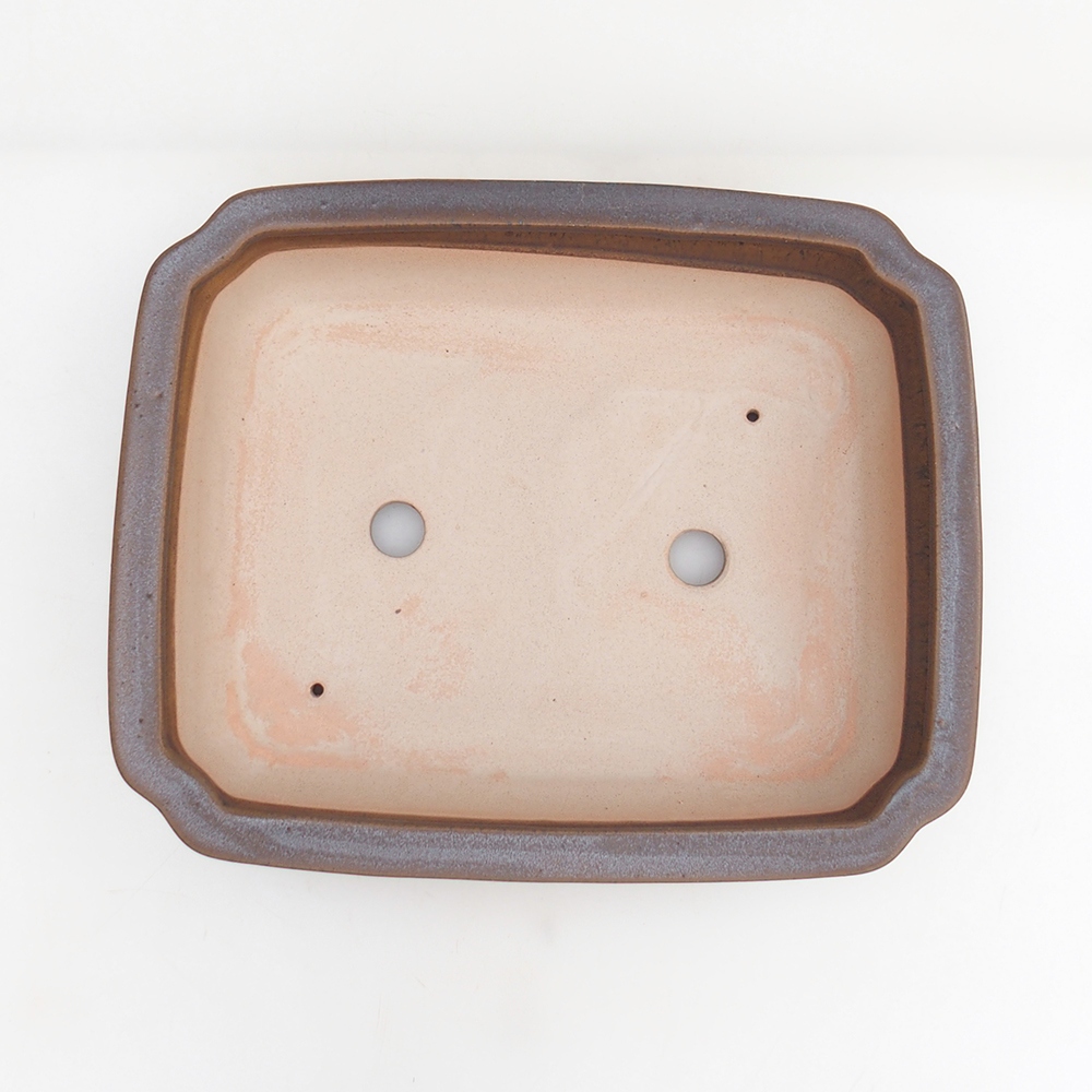 Bonsai bowl H20 - 26,5 x 21,5 x 6,5 cm. - brązowy