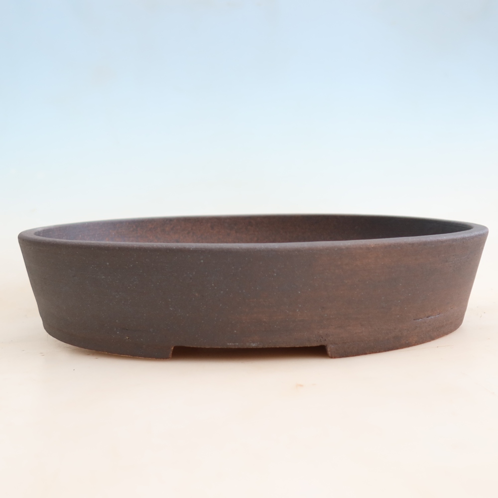 Ceramiczna miska do bonsai 38 x 30 x 7 cm, kolor brązowy