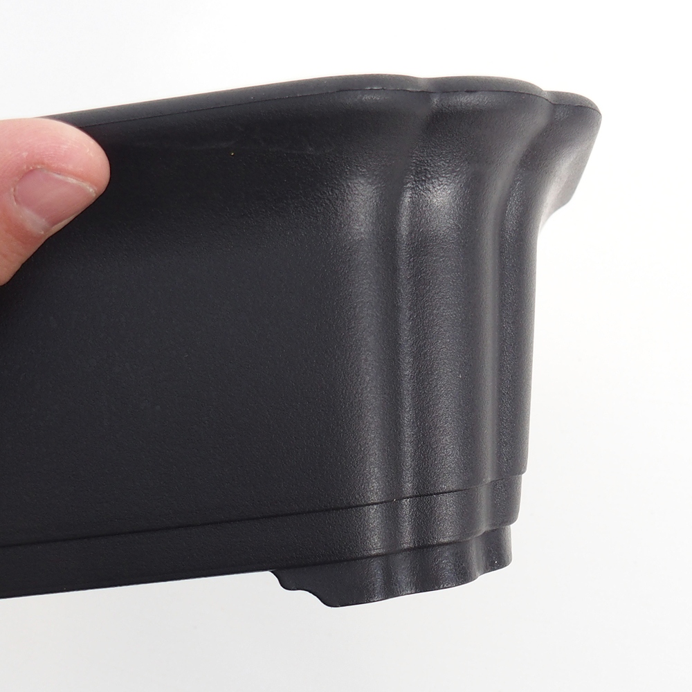 Plastikowa miska MP-17 - 24 x 18,5 x 8,5 cm czarna