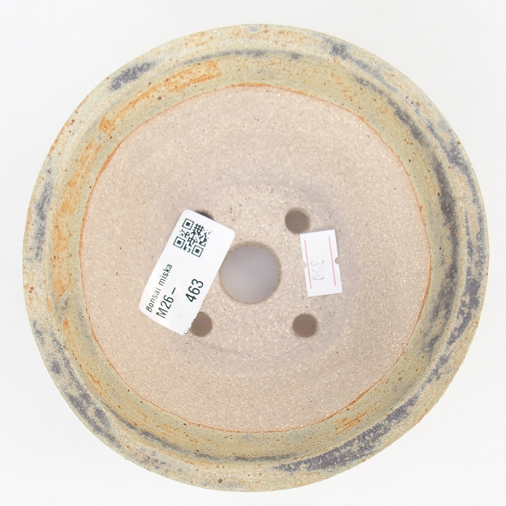 Ceramiczna miska do bonsai 13,5 x 13,5 x 6,5 cm, zielona