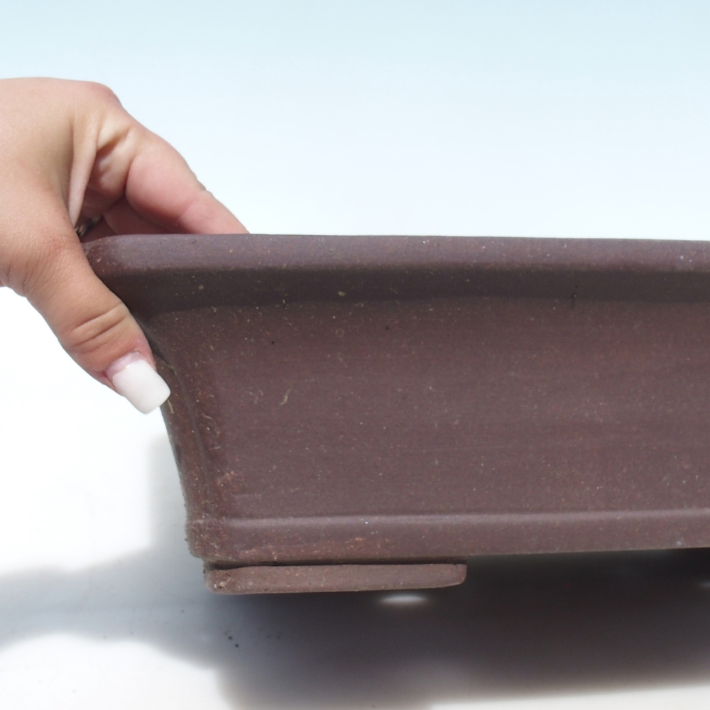 Misa do bonsai 42 x 33 x 10 cm - brązowa