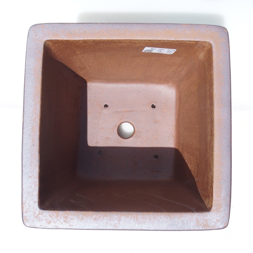 Miska 24 x 24 x 20,5 cm brązowa