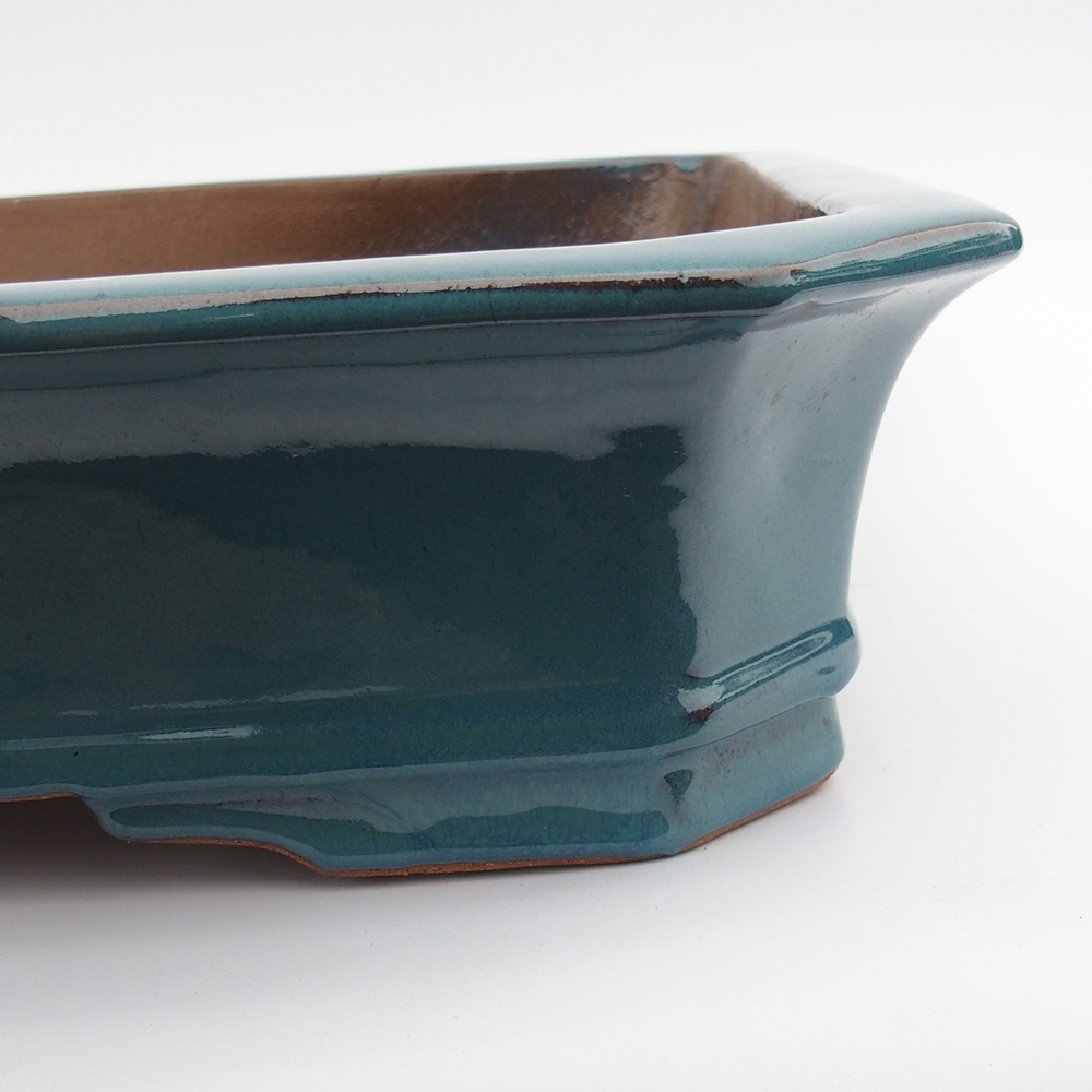 Miska 62 x 49 x 13 cm niebieska