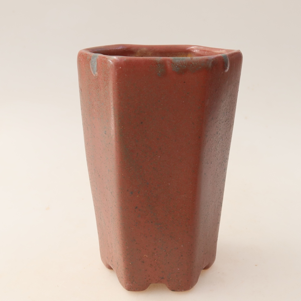Ceramiczna miska do bonsai 9,5 x 8,5 x 14,5 cm, kolor różowy