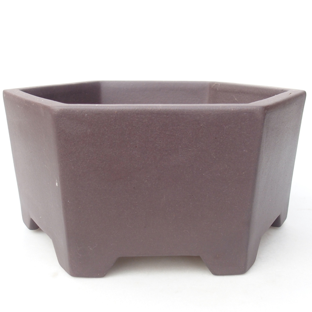 Miska 21 x 18,5 x 10 cm brązowa