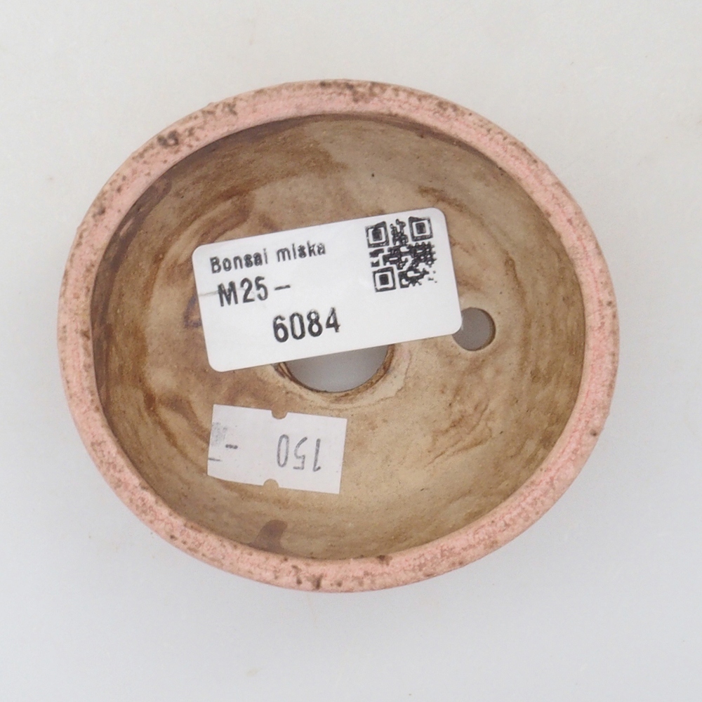 Ceramiczna miska do bonsai 10,5 x 9 x 4 cm, kolor różowy