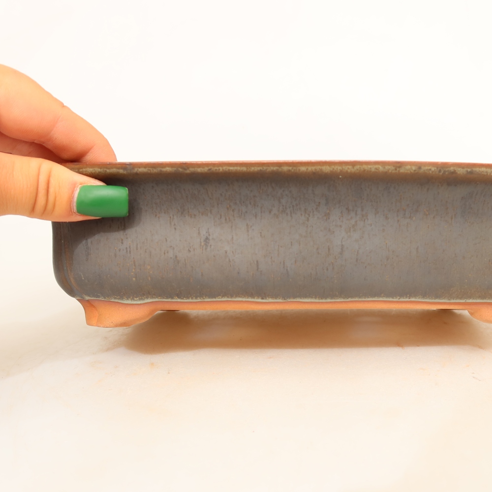 Ceramiczna miska  24 x 17 x 6 cm, kolor brązowy