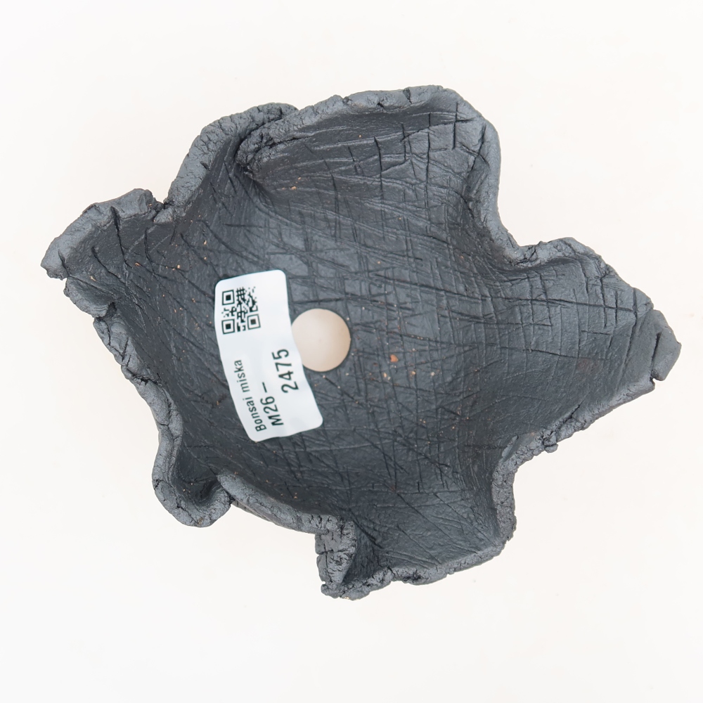 Ceramiczna skorupa  10 x 10 x 7,5 cm, kolor metaliczny