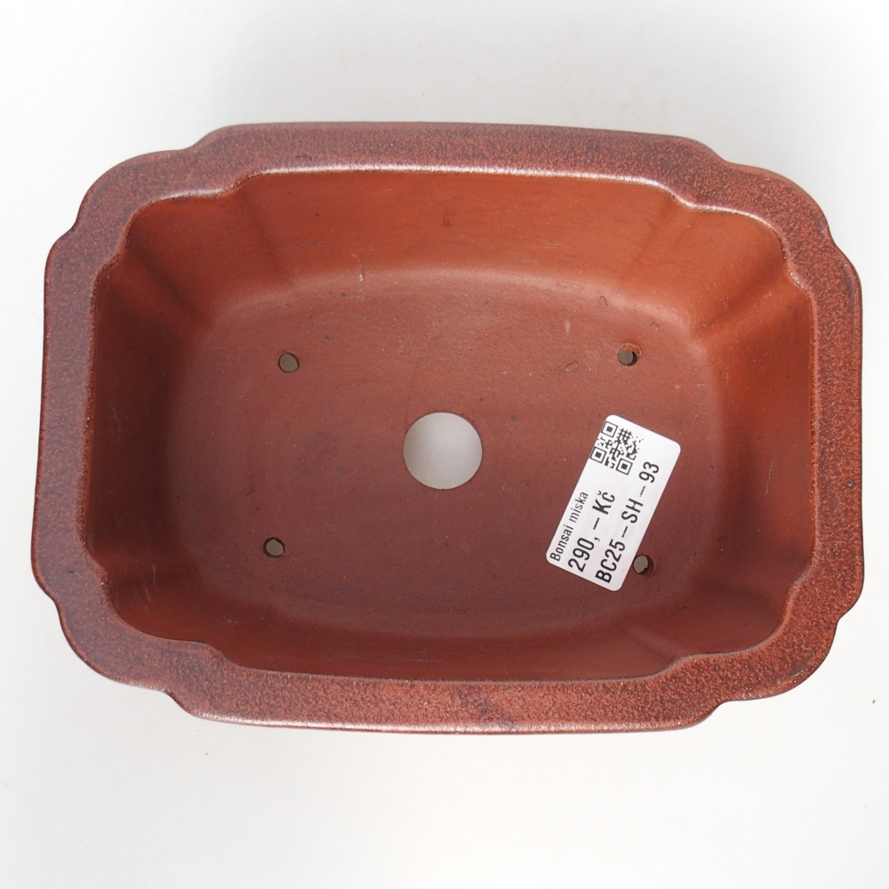 Miska 17,5 x 13 x 7 cm brązowa