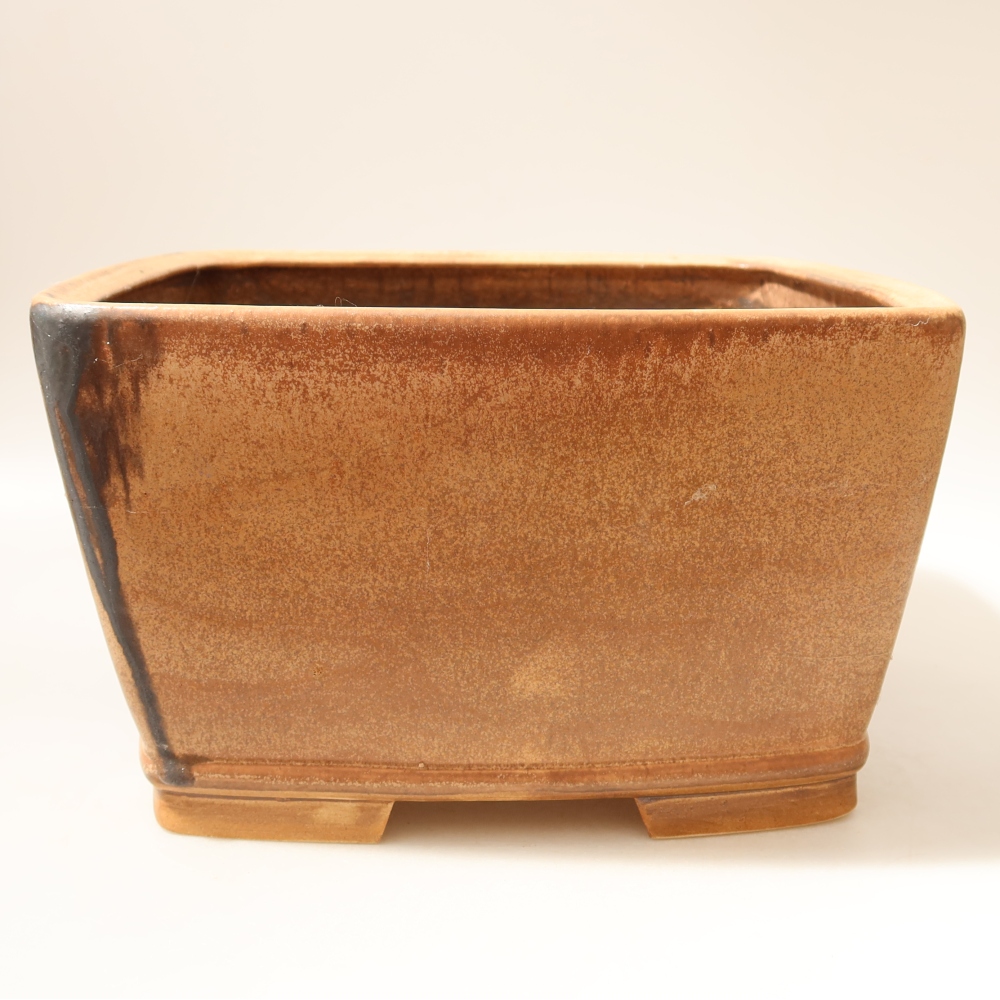 Ceramiczna miska do bonsai 26,5 x 26,5 x 15,5 cm, kolor różowy
