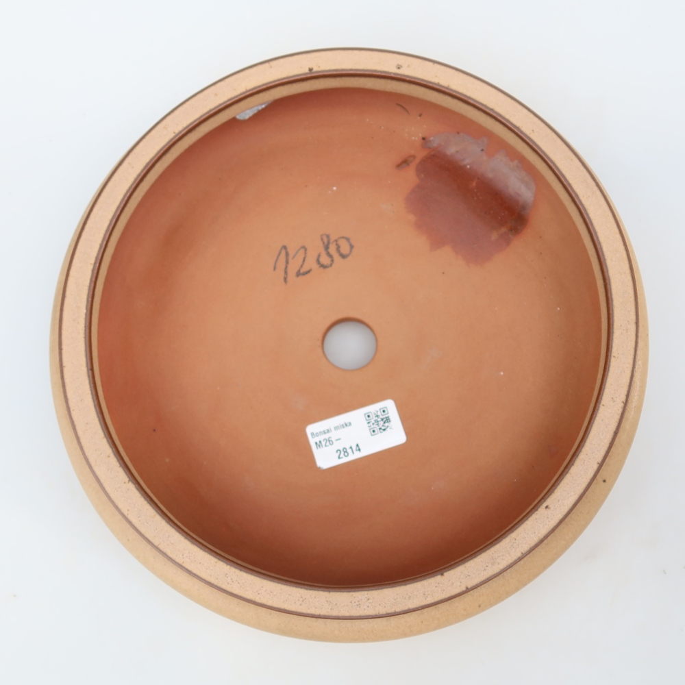 Ceramiczna miska  23 x 23 x 7 cm, kolor beżowy