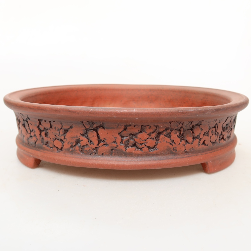 Ceramiczna skorupa  22,5 x 22,5 x 5,5 cm, kolor ceglasty