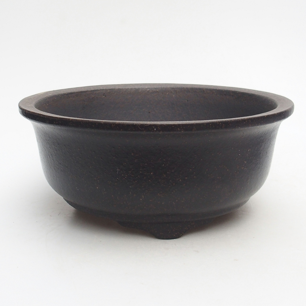 Miska 20 x 20 x 9 cm brązowa ochra