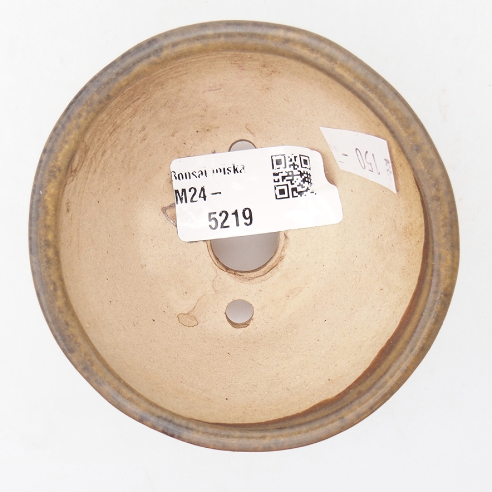 Ceramiczna miska do bonsai 8 x 8 x 5,5 cm, kolor brązowy