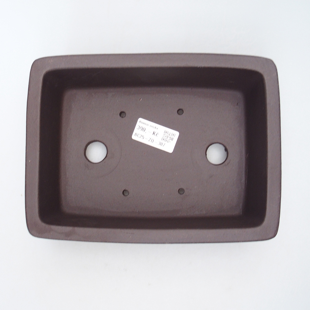 Miska 20 x 15,5 x 7 cm brązowa