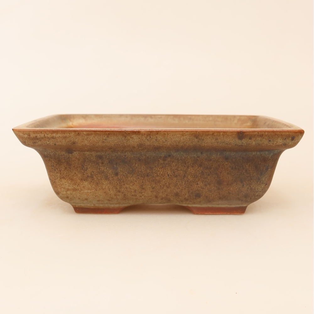 Ceramiczna miska  14,5 x 10 x 5 cm, kolor brązowy