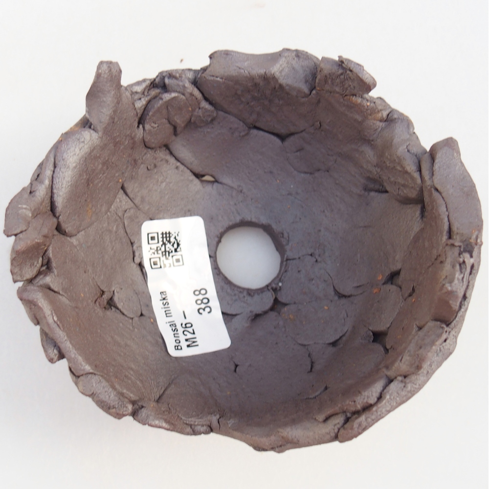 Muszla ceramiczna 10,5 x 10 x 7,5 cm, kolor metaliczny