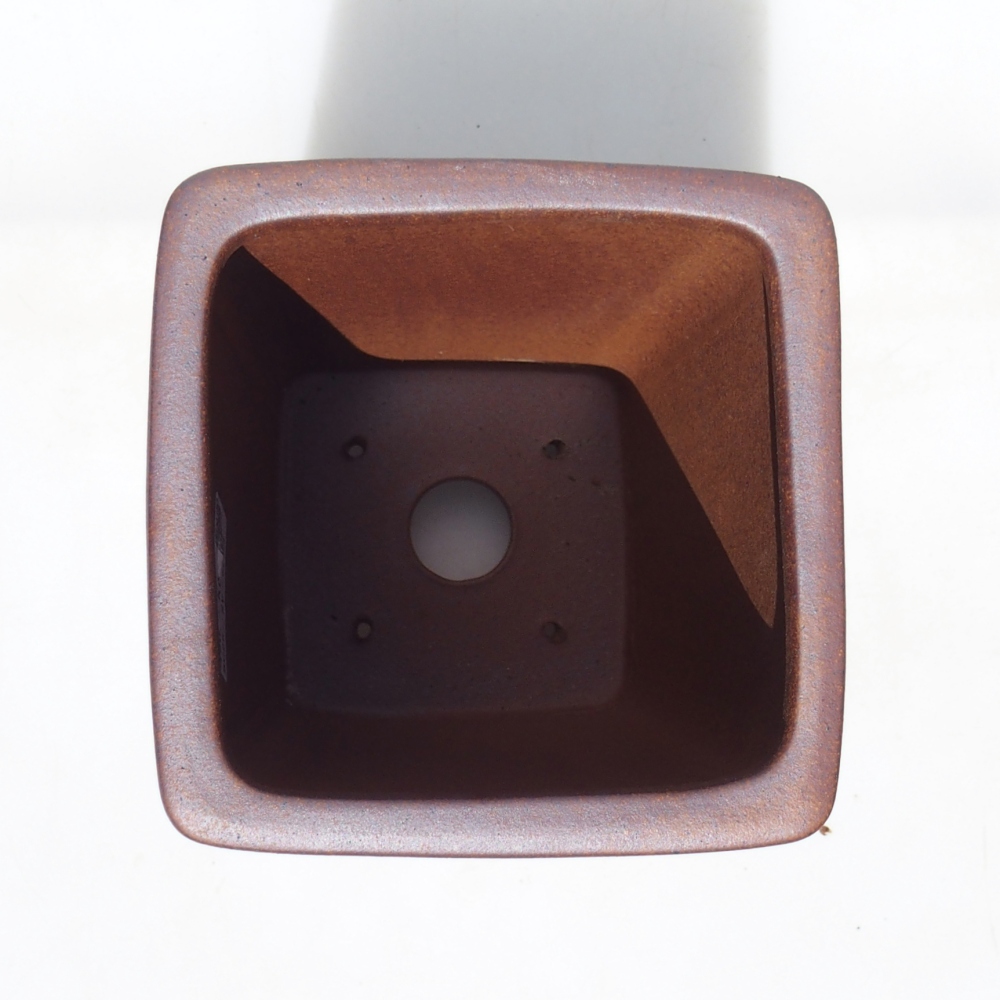 Miska 14 x 14 x 22 cm brązowa
