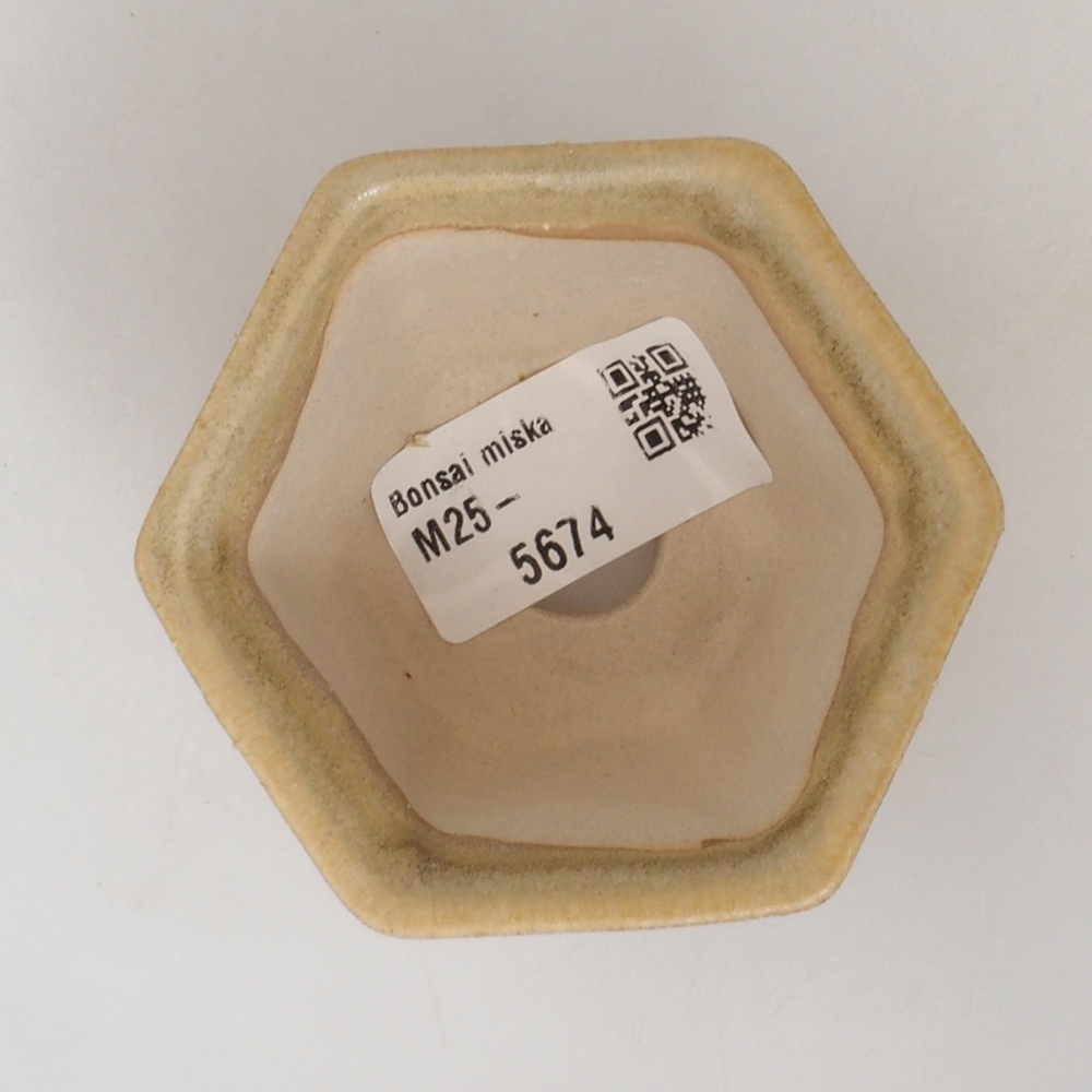 Mini miska bonsai 7 x 7 x 5 cm, kolor brązowy
