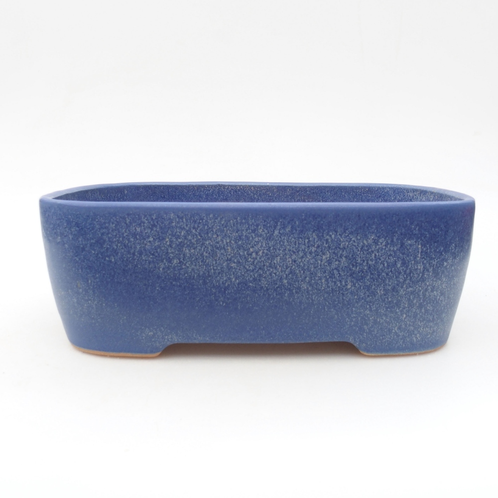Ceramiczna miska bonsai 23 x 18 x 7,5 cm, kolor niebieski
